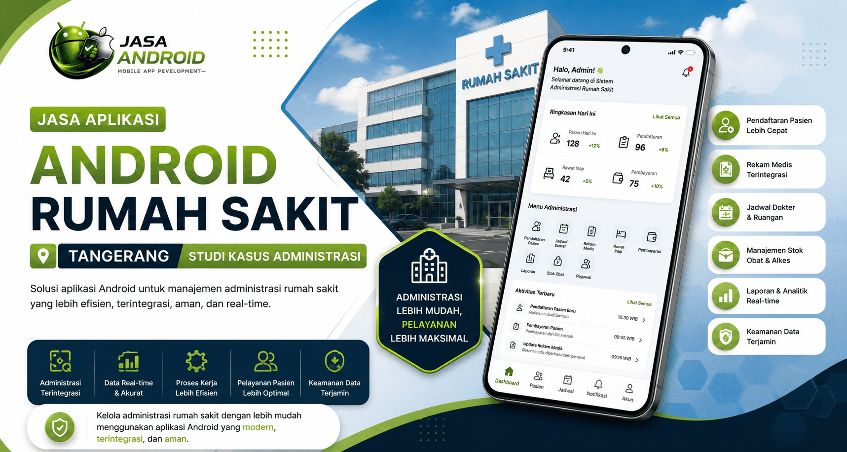 Aplikasi Android Rumah Sakit Tangerang Studi Kasus Administrasi: Solusi Digital untuk Meningkatkan Efisiensi Pelayanan dan Manajemen Rumah Sakit